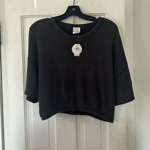 NWT aerie offline cropped tee size large